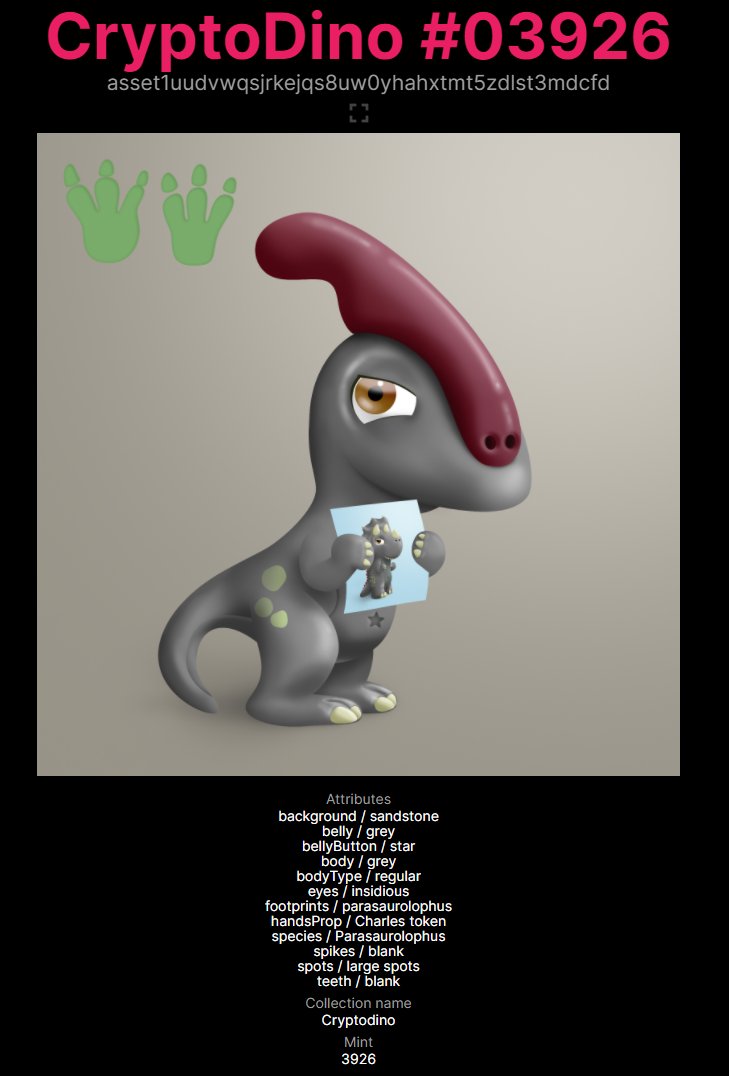 Cwhalesnft's tweet photo. Special Giveaway-time:

We are happy to announce that we have partnered up with @cryptodino_io  to deliver you guys a great launch experience.

to win:
-Follow us :)
-Retweet  
-and join our discord 

Winner will be announced on 23.10.
#CNFTCommunity #CNFTGiveaway #Cardano https://t.co/wD5EZLwAcZ