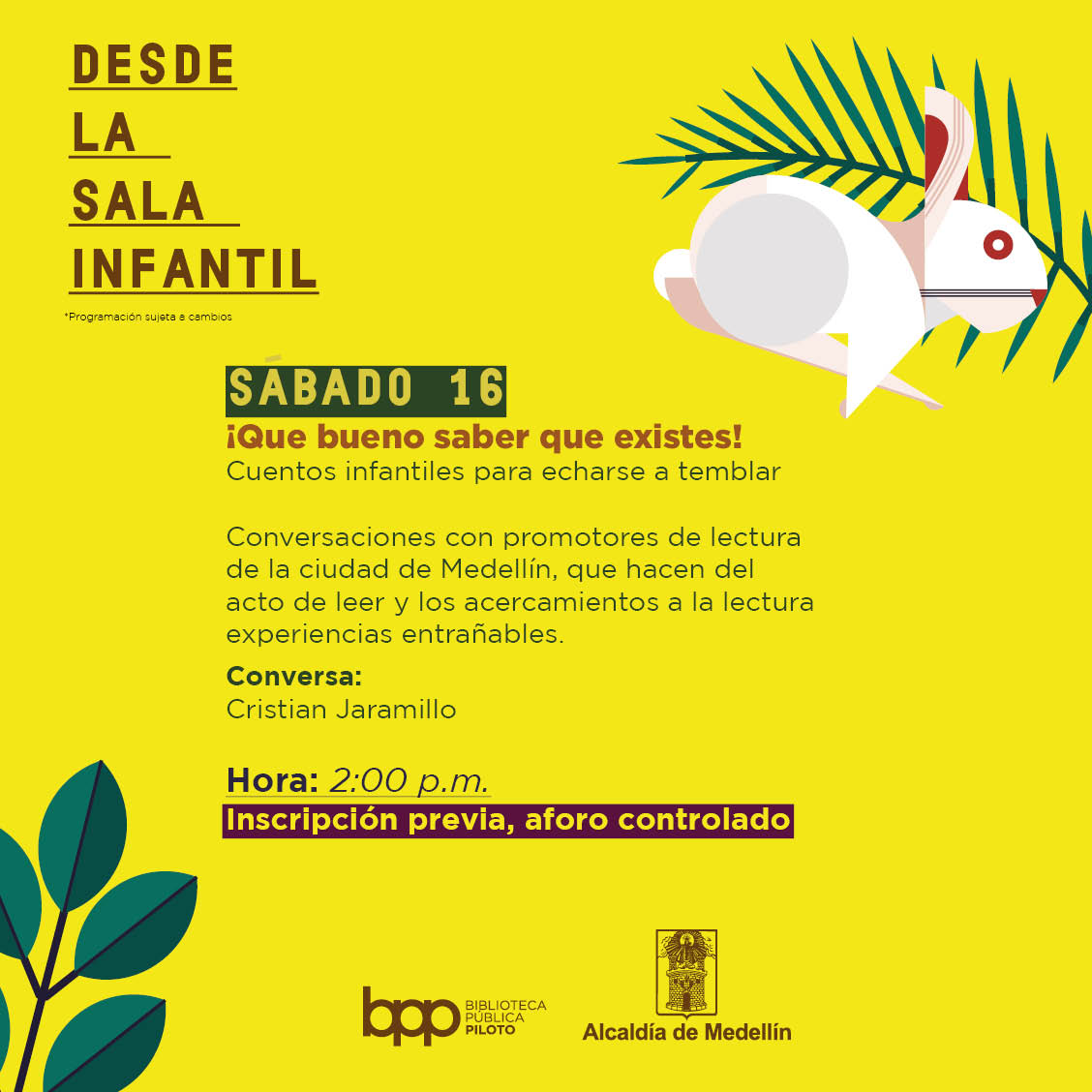 BPPiloto's tweet photo. Conéctate con #QuéBuenoSaberQueExistes, un espacio para conversar con promotores de lectura de nuestra ciudad 👉 https://t.co/lNfDyNhtKB https://t.co/Iz5fhXrbjh