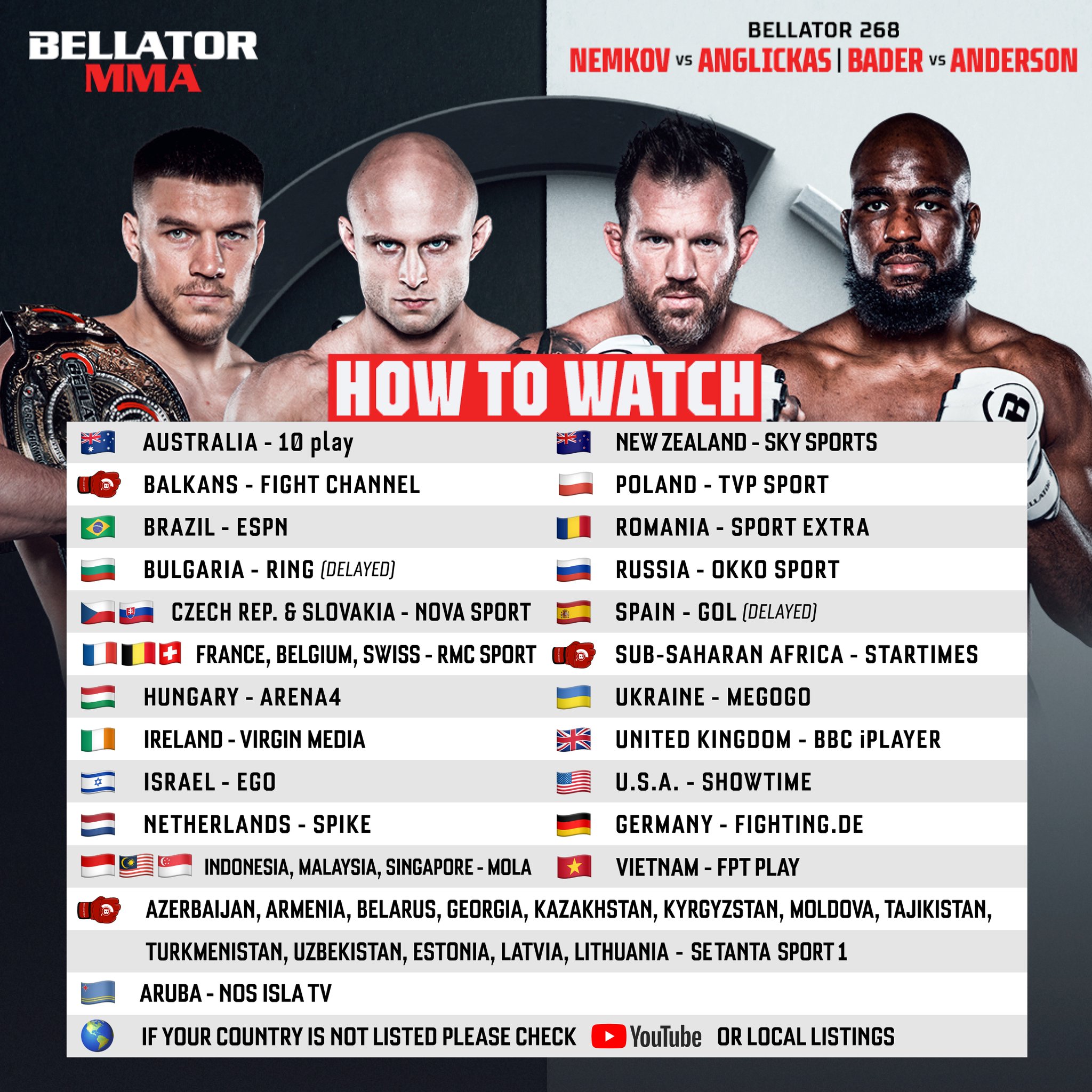 Bellator MMA on X