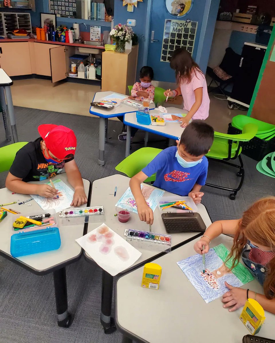 ErickaMacon's tweet photo. Getting into the Fall season with a little art. 🍁🍂
@OakHillsCoyotes @oakparkusd #OHESCoyotes #TeamOPUSD #OPShares https://t.co/HLR6DtkpuX