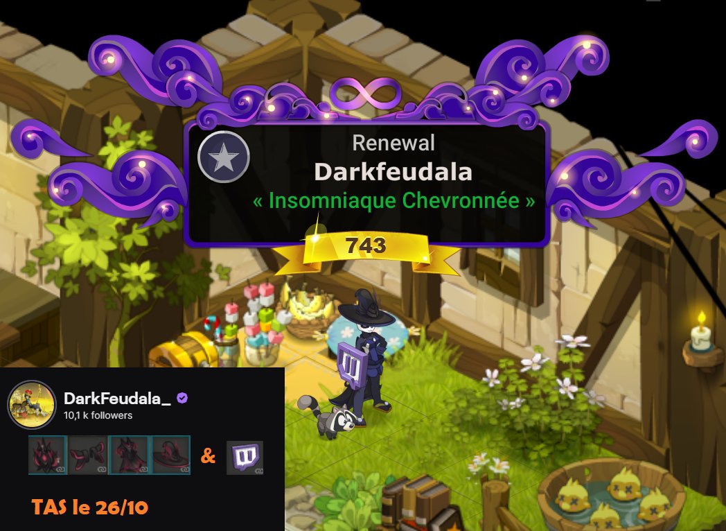 DarkFeudala's tweet image. Petit concours pour mes 10 k followers sur Twitch !

RT + Follow @DarkFeudala pour tenter de remporter :
une panoplie de Parchomancie + un bouclier Hitche (un seul gagnant pour les deux lots)

Tirage au sort le 26/10, bonne chance à tous !!