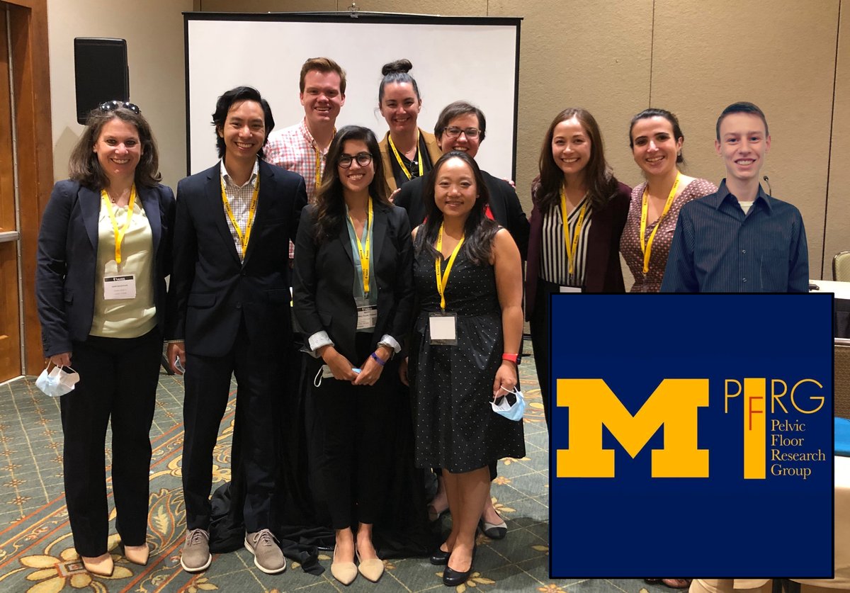 ChrisHongMD's tweet photo. Back from an amazing #PFDWeek21 with our @UMichUrogyn team! (PGY-1 @latackky was also presenting in a concurrent session, but a legless version of him made it for our photo π).
@meganschimpf @PamelaFairchil9 @fepipitone @AshleySkeith @joeywhite92 @UMichOBGYN_Res @PFRGUofM @FPMRS https://t.co/uLCeZQfnjl