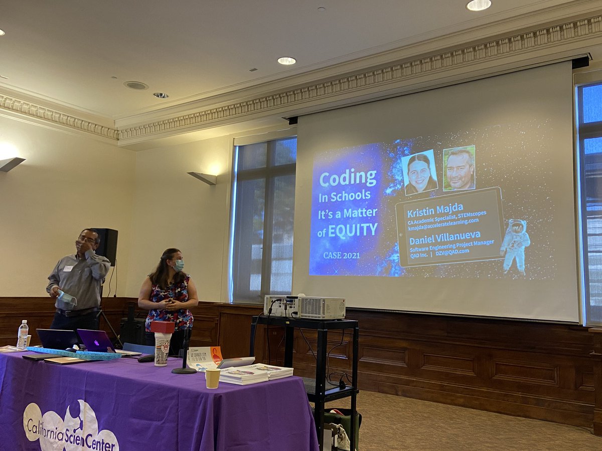 It’s been fantastic to start the weekend with an in-person <a href="/cascience/">CASE - California Association of Science Educators</a> regional PD event centered around #computerscience and #NGSS at <a href="/casciencecenter/">CA Science Center</a>. 

Loving the #inperson vibes! #cascience21