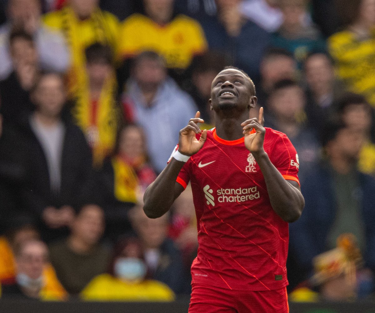 TheAnfieldWrap's tweet photo. All three of our forwards scored again today. 
All three are in our top 20 goal scorers of all time.

Firmino is 20th, ahead of Stubbins, Suarez and Torres.
Mane is 17th ahead of Keegan and Toshack.
Salah is 10th ahead of St John.

These are the greats of our club. Right now https://t.co/DmtPXzrAW6