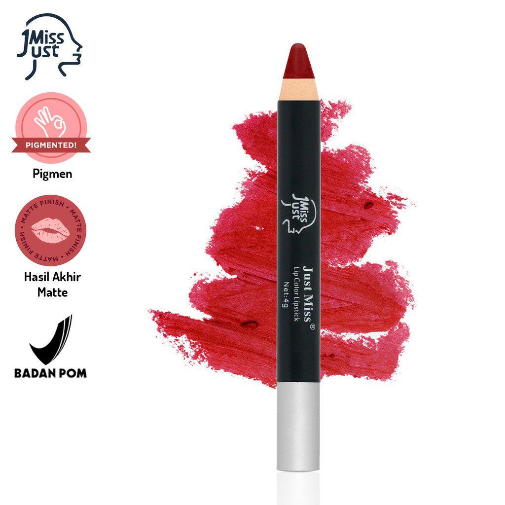 Cek Just Miss Lipstik Matte Netto 4G Pigmented Perona Bibir Lip Color BPOM JUS-H02 dengan harga Rp15,999. Dapatkan di Shopee sekarang! shp.ee/3va554t?smtt=0…
