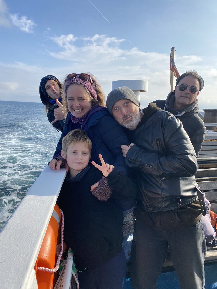 On our way to gig in the Isles of scilly! Already seen an otter, dolphins and porpoises! Awesomeness #isleofscilly