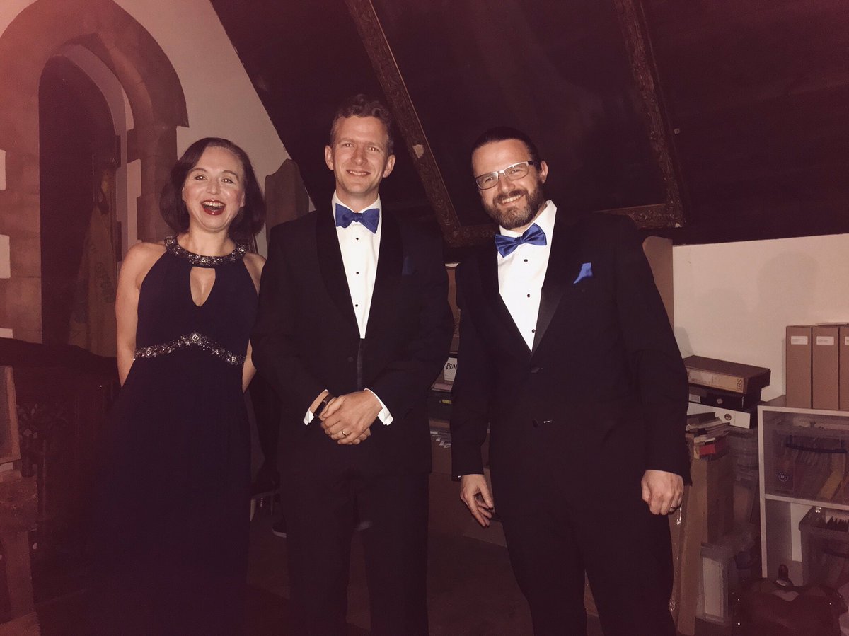 Really not pulling my weight in this gig (easiest bottle of wine I’ve ever earned), but so lovely to sing my 32 notes with this particular Happy Pair tonight!