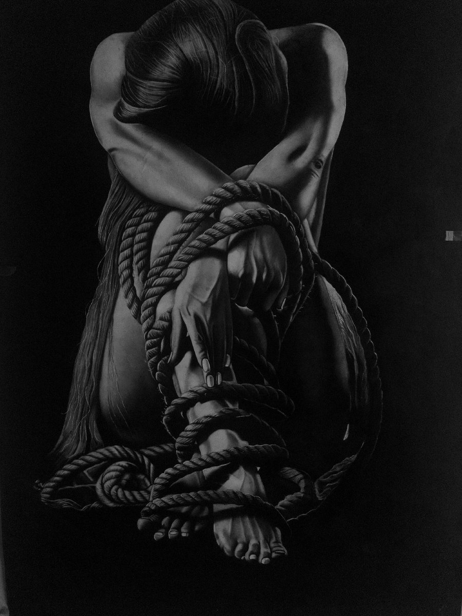 ArtistMM4's tweet image. THE DETAILS OF SUFFERING
Lots of hours on it
It talks a lot about the #hardships that #females go through
And that is why i titled it #TheDetailsOfSuffering