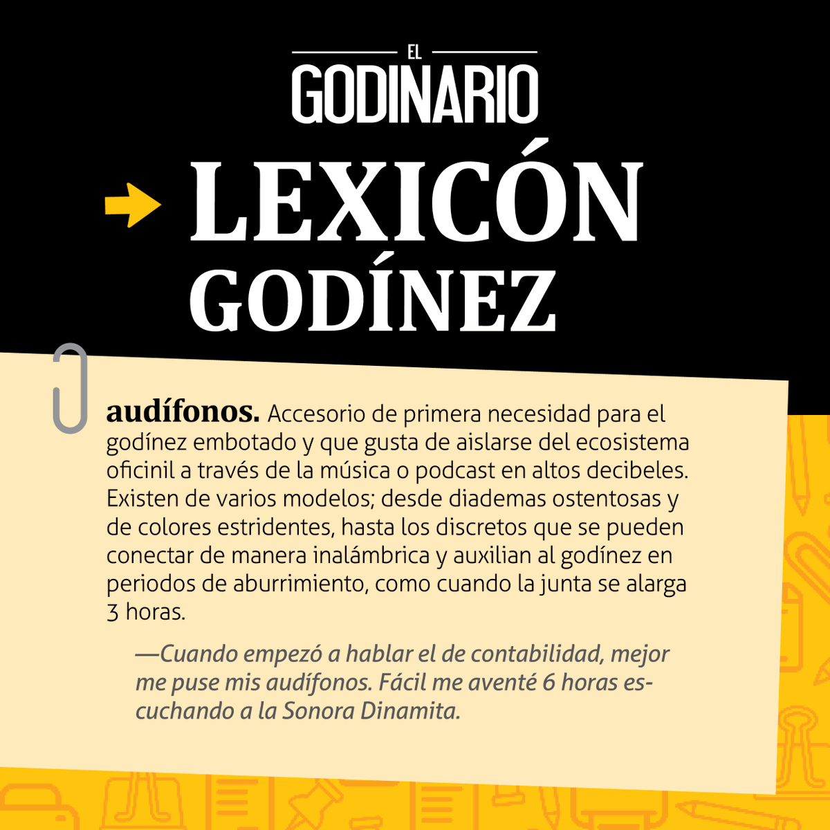 ElChingonario's tweet photo. No hay forma más sutil de mandar a alguien de la oficina a la chingada, que ponerse los audífonos. 👌🏼

#ElGodinario:
https://t.co/4otIFDQ8T1 https://t.co/3DcujxjJ7O
