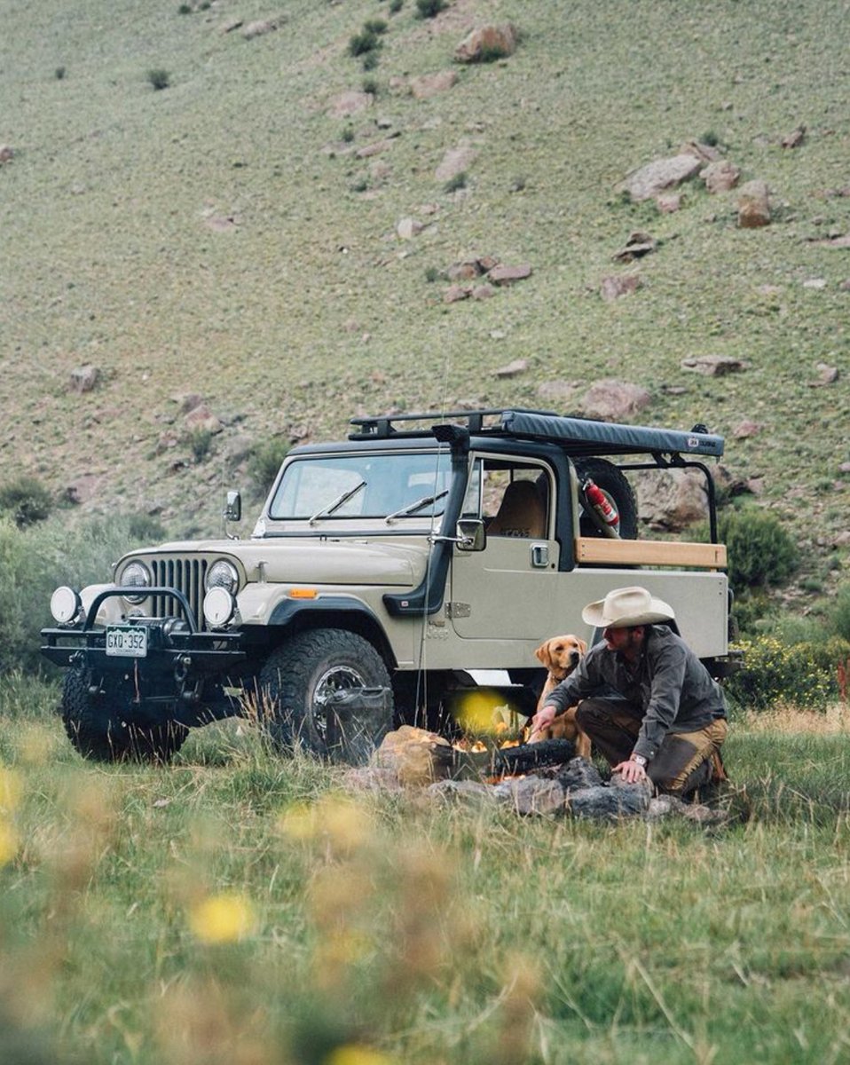 Quadratec's tweet photo. Adventure is out there with the all-new @ballandbuck CJ-8 Jeep Scrambler Overland Edition!
◽️◽️◽️◽️◽️
#Jeep #Jeeps #JeepBeef #JeepScrambler #JeepScramblerCJ #JeepCJ #CJ #CJ8 #ItsAJeepThing #Jeeps_only #JeepAddiction #JeepLife #JeepFamily #JeepNation #JeepWave #Quadratec https://t.co/WrBzkxY94s