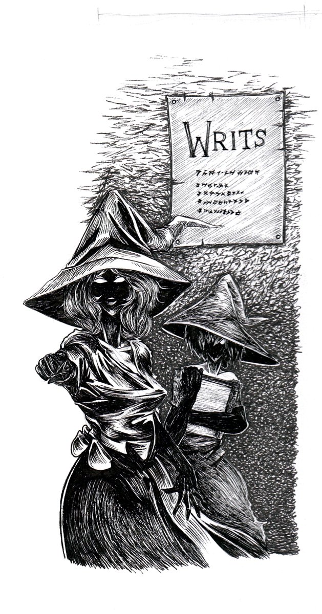 FallenVerto's tweet image. Here is some panel art to a comic project I been working on.  The story revolves around witches, sages, and sorcerers.
#ComicArt  #darkfantasy #indieartist