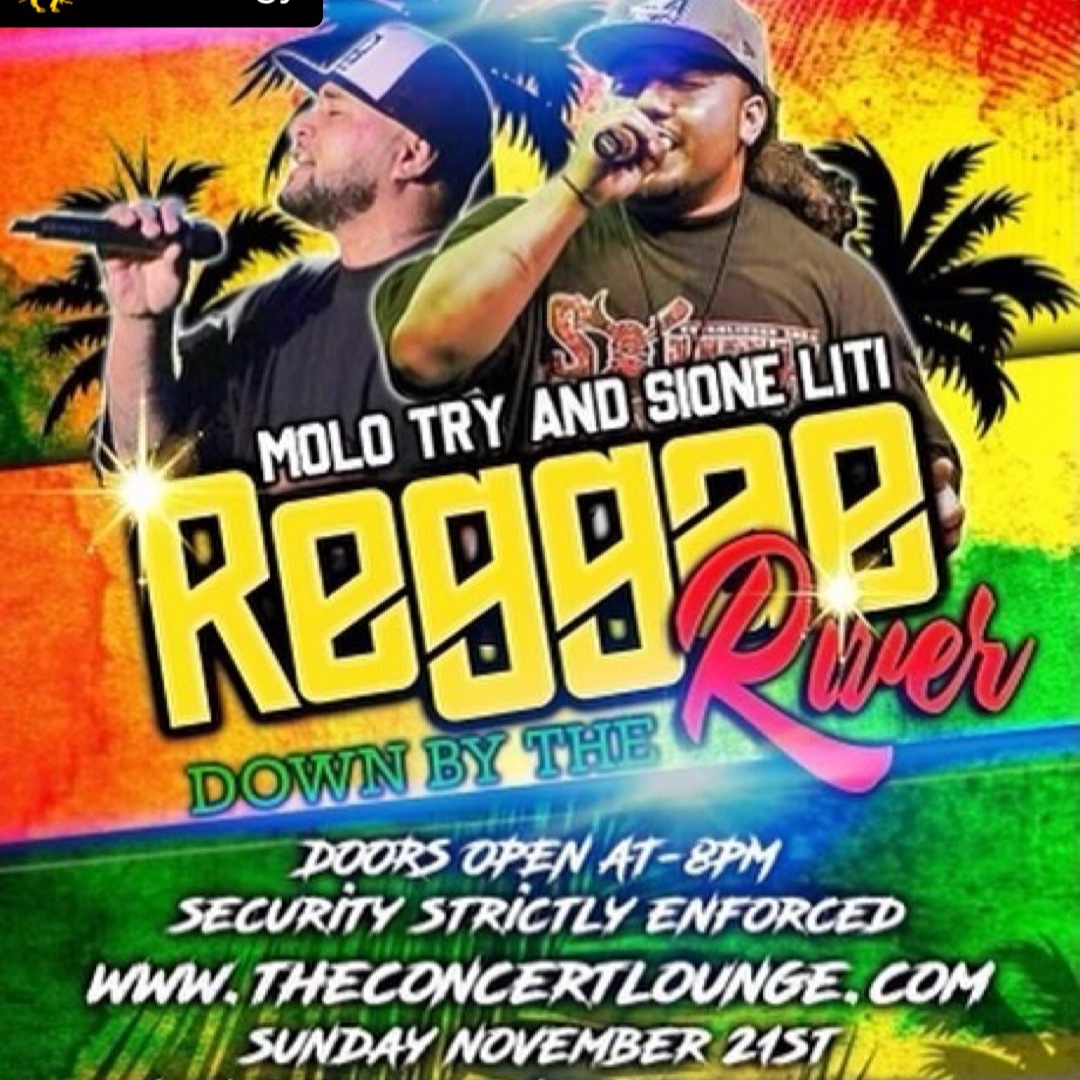 Regram @rootzology Yesaahhh come check out Molo Try and Sione Lito Nov 21st get your tickets ASAP @lalo_akau <a href="/molotry/">Molo Try</a> @sionelitimusic @djaline909  #rootsrockreggae #islandreggae #islandmusic #reggaedownbytheriver #theconcertlounge #riversidereggae #downtownriverside