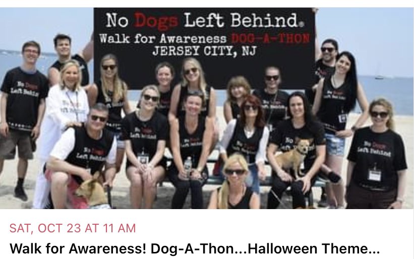 NDogsLB's tweet photo. Walk for Awareness with NDLB in #jerseycity on October 23! Register here ▶️ https://t.co/ba6Ro3LkaH

#walkfordogs #dogsarefamily #dogs #dogsarelove #endyulin #enddogmeat https://t.co/1TTfDYhFji