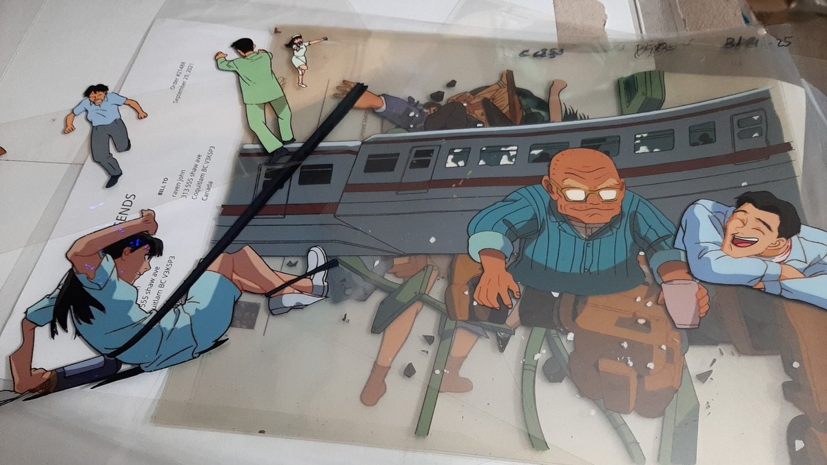 drabswatch's tweet image. Look at these Roujin Z cels I was given by @StoloTrickster 
#roujinZ  #animationLegends