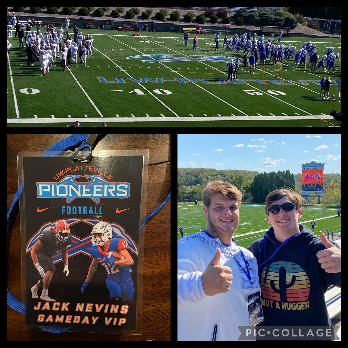 Awesome game day visit at UW-Platteville. Tough loss 24-23. Big thanks to Coach Ememdorfer, ⁦<a href="/Ryan_Munz/">Ryan Munz</a>⁩
<a href="/CoachHoover9/">Tim Hoover</a>⁩
<a href="/CoachBauder5/">Dan Bauder</a>⁩
⁦@CoachWagnerUWP⁩
<a href="/DeepDishFB/">DEEP DISH FOOTBALL</a>⁩
<a href="/Bryan_Ault/">Bryan Ault - Midwest Scout</a>⁩
<a href="/EDGYTIM/">Timothy “EDGYTIM” OHalloran</a>⁩
<a href="/PrepRedzoneWI/">Prep Redzone Wisconsin</a>⁩
<a href="/Nduncan71/">Nathan Duncan</a>⁩
⁦<a href="/UWPlattFootball/">UW-Platteville Football</a>⁩