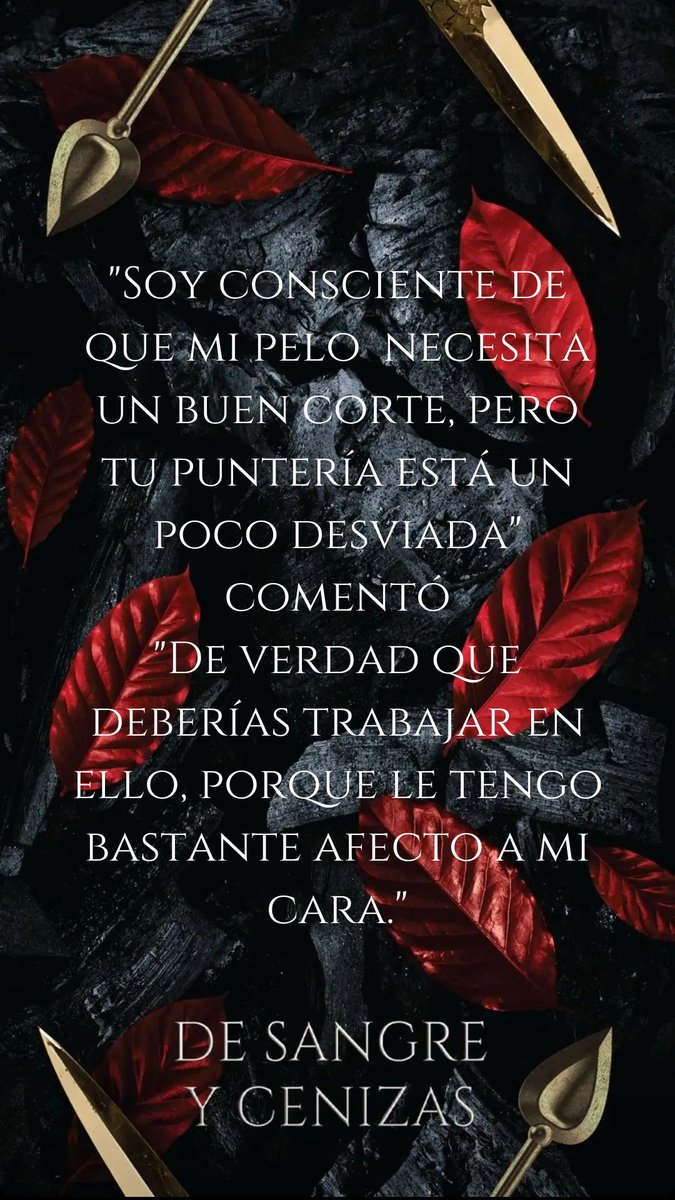 #DeSangreYCenizas teaser #4
<a href="/JLArmentrout/">JLArmentroutNews</a> 😜😂🥰
<a href="/Puck_ed/">Puck España</a>