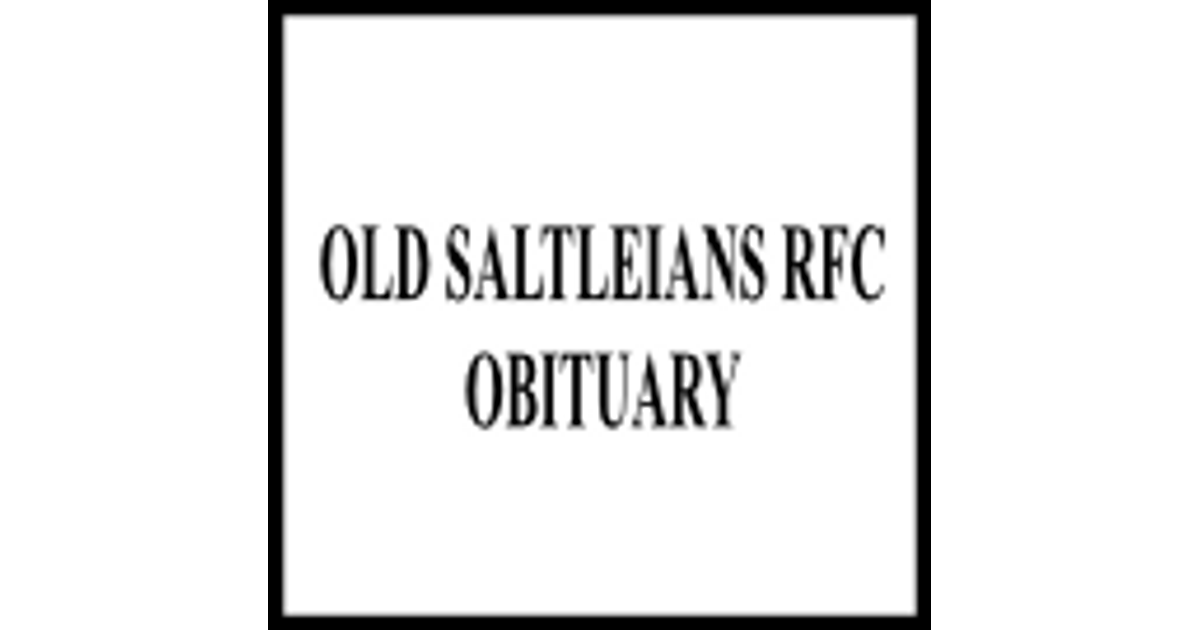 Old Saltleians RFC (@oldsaltsrfc) on Twitter photo It is with great sadness that we report the death of Derek Fowler on Wednesday 6th October.
oldsaltleians.com/news/it-is-wit… It is with great sadness that we report the death of Derek Fowler on Wednesday 6th October.
oldsaltleians.com/news/it-is-wit…