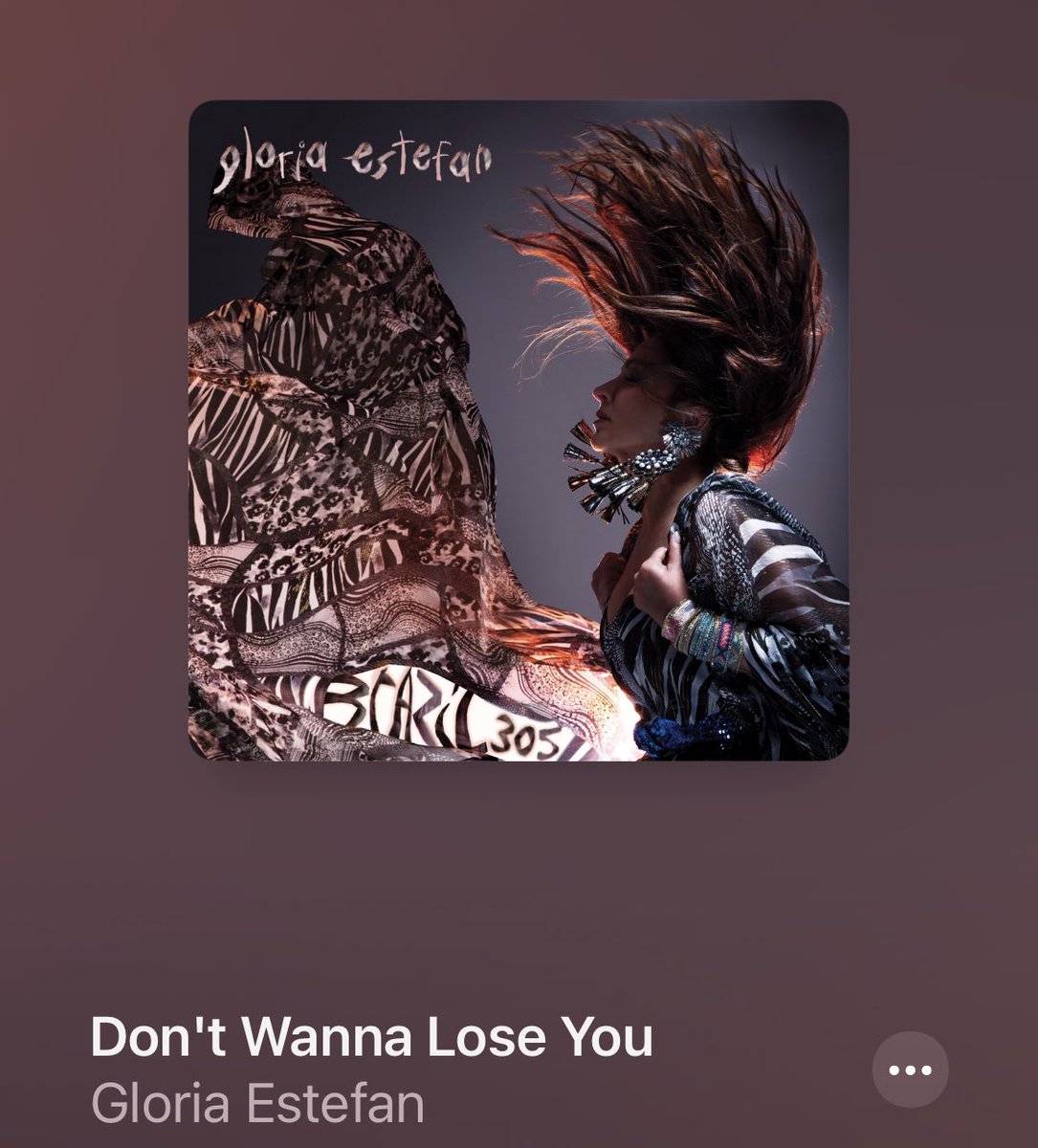 Left work in tears this afternoon and let me tell you…this song was so calming for me. The rhythms, vibe, and that cute little Cuíca are so relaxing. Thank you for this album @GloriaEstefan 🥰❤️ #Brazil305