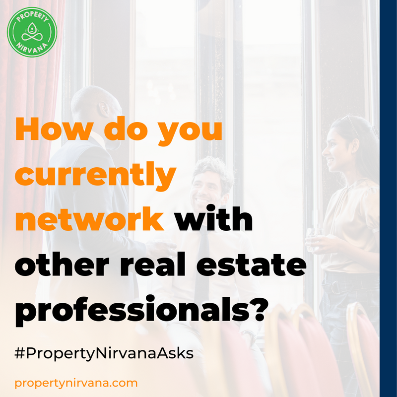 PropertyNirvana's tweet photo. 📱 As social media has become increasingly more popular, so have self-proclaimed industry experts in various Facebook groups. You can't ignore them even if you try.

We're curious! How do you currently network with other real estate professionals? 👀

#PropertyNirvana https://t.co/9XV86RdGrF