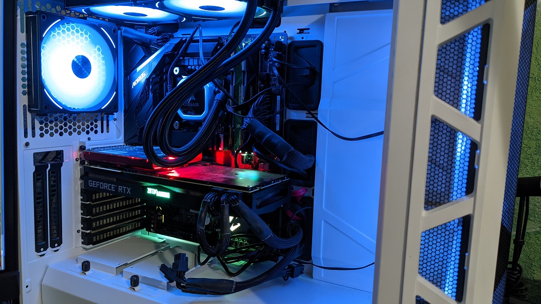 bf2multi100's tweet photo. Jay, been loving your channel for years.

Please excuse the PC cabling, troubleshooting my 2070 super from zotac (ugh).

Just installed a 9900KF and loving it vs my 9700K i used to have. 

#jaywhatdoyouthinkoctober https://t.co/im1EQXDDx6