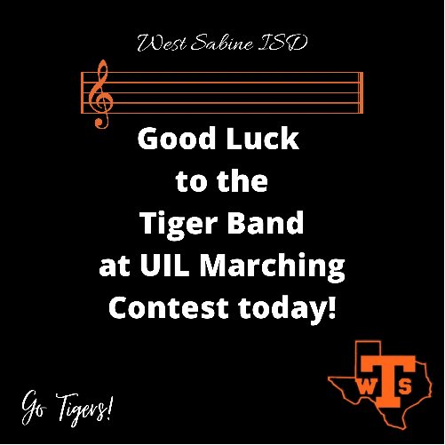 CarnellGilder's tweet photo. It was awesome seeing so many people support our band today at snatching Contest! Especially after the super long travel we had last night! Shoutout to our athletes and coaches who came too! #tigercomeback #community  #bettertogether @WestSabineISD https://t.co/kJq1fNYxWT