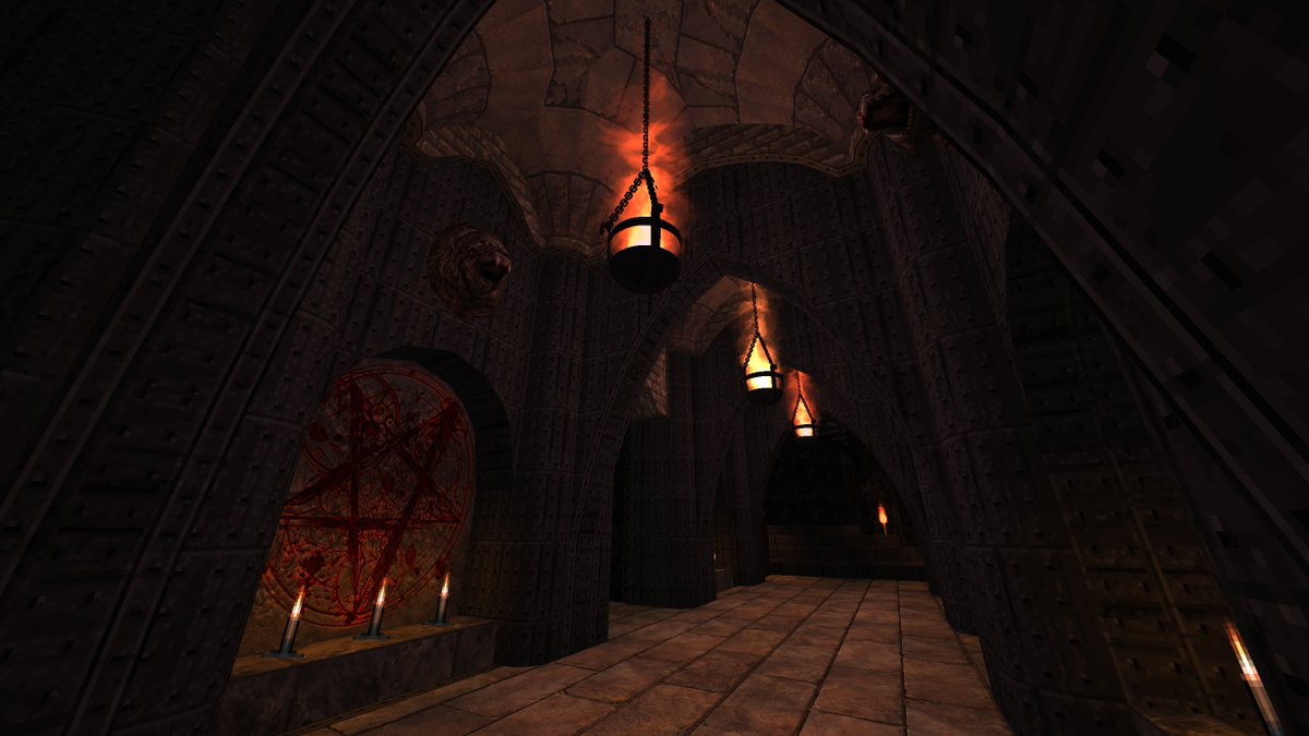 Bridgeburner4's tweet photo. Vaulted ceilings in Doom? More likely than you think. More work for #elementalism
#doom #doom2 #screenshotsaturday #Blocktober https://t.co/AfwxsgxBWt
