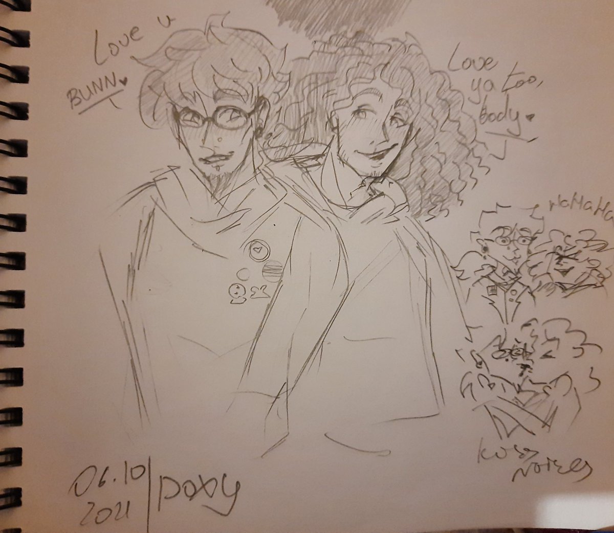 Discof_XY's tweet photo. Lovers like a bros😌
#oc #sketch #thehappinessandworrystory #thaws https://t.co/mF50Q6ux1t