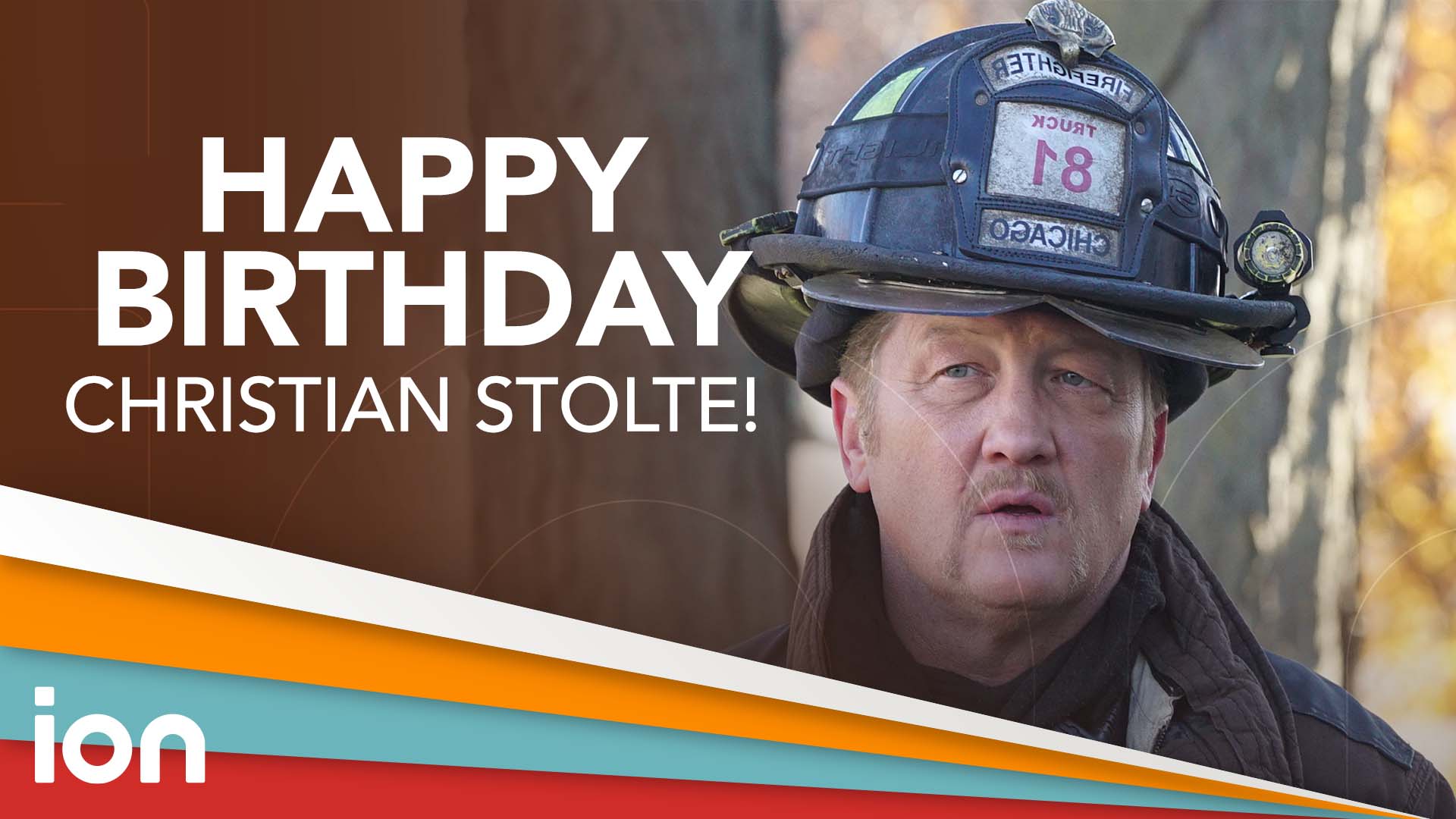 Legends only. Join us as we wish a Happy Birthday to the one and only Christian Stolte. 