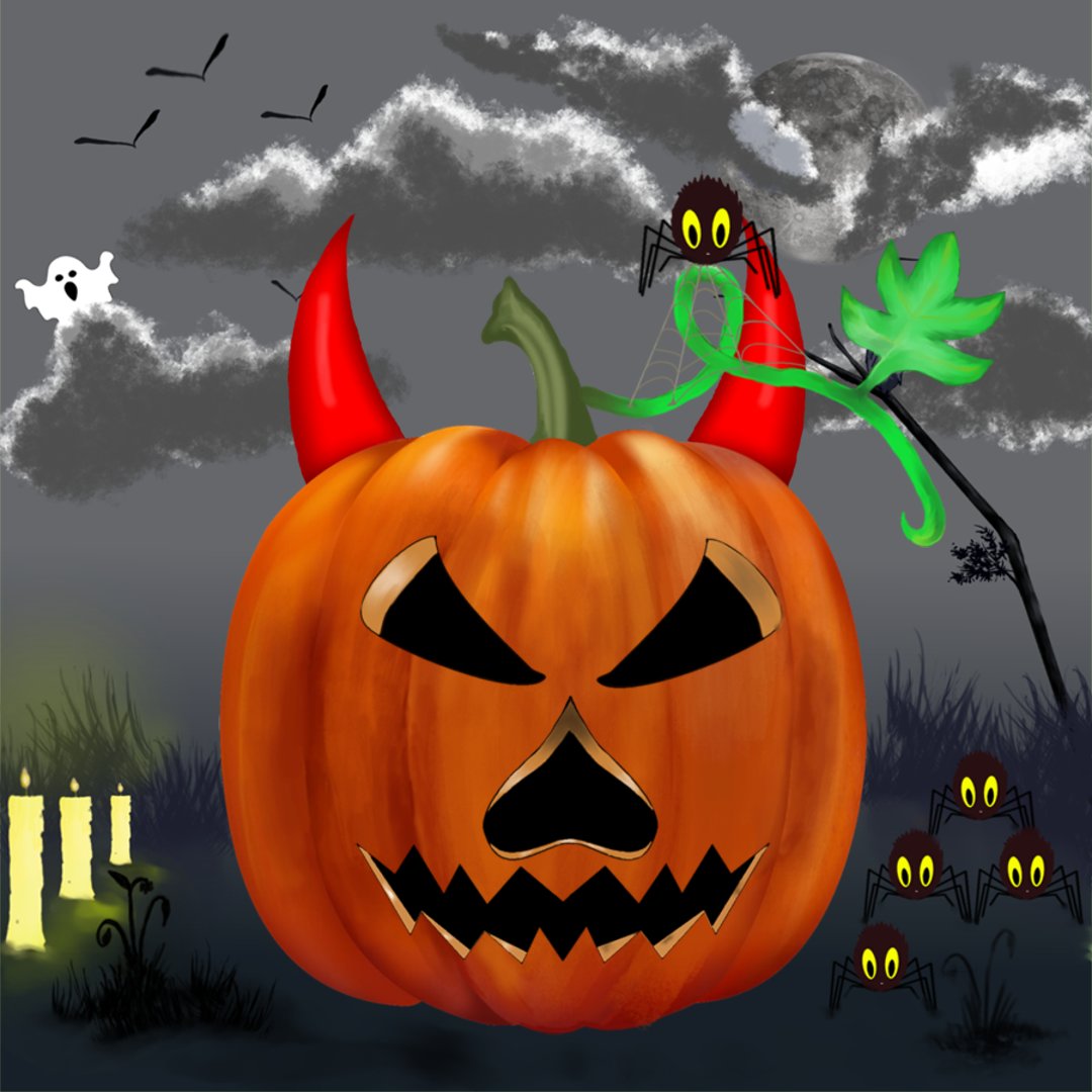 TJFineArts1's tweet photo. Out of 7 million combinations only 7 thousand randomly selected Creepy Pumpkins are in this project. Pre Launch sale of 250 pcs will start whithin an hour . Every collector will be considered as very special member. #NFTCommunity @devinthedude07 @Kenshiro_NFT @hunterorrell https://t.co/prloGv3Ic8