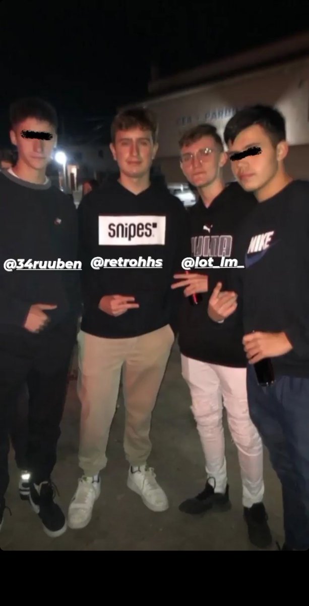 Daavidsanchezzz's tweet photo. el chico de fn España de fiesta con el mismísimo retrohs https://t.co/q8HHACeSGd