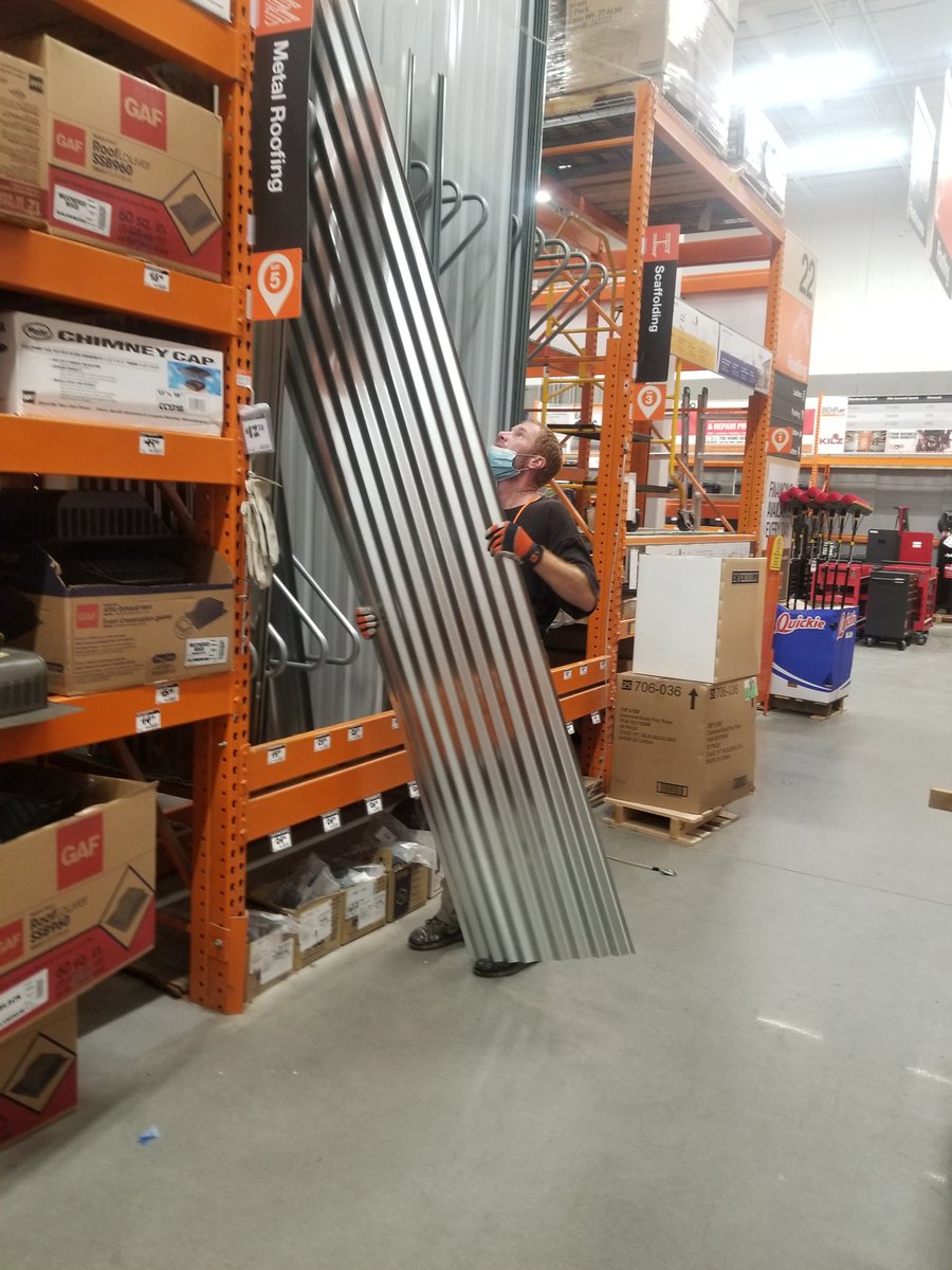 John a brand new associate working safe... wearing gloves...getting the job done! 
#safetyselfienp 
<a href="/CevyJohnson/">Annette Johnson</a> 
@MattWorkmanTHD 
<a href="/KellyConnors7/">Kelly Connors</a>