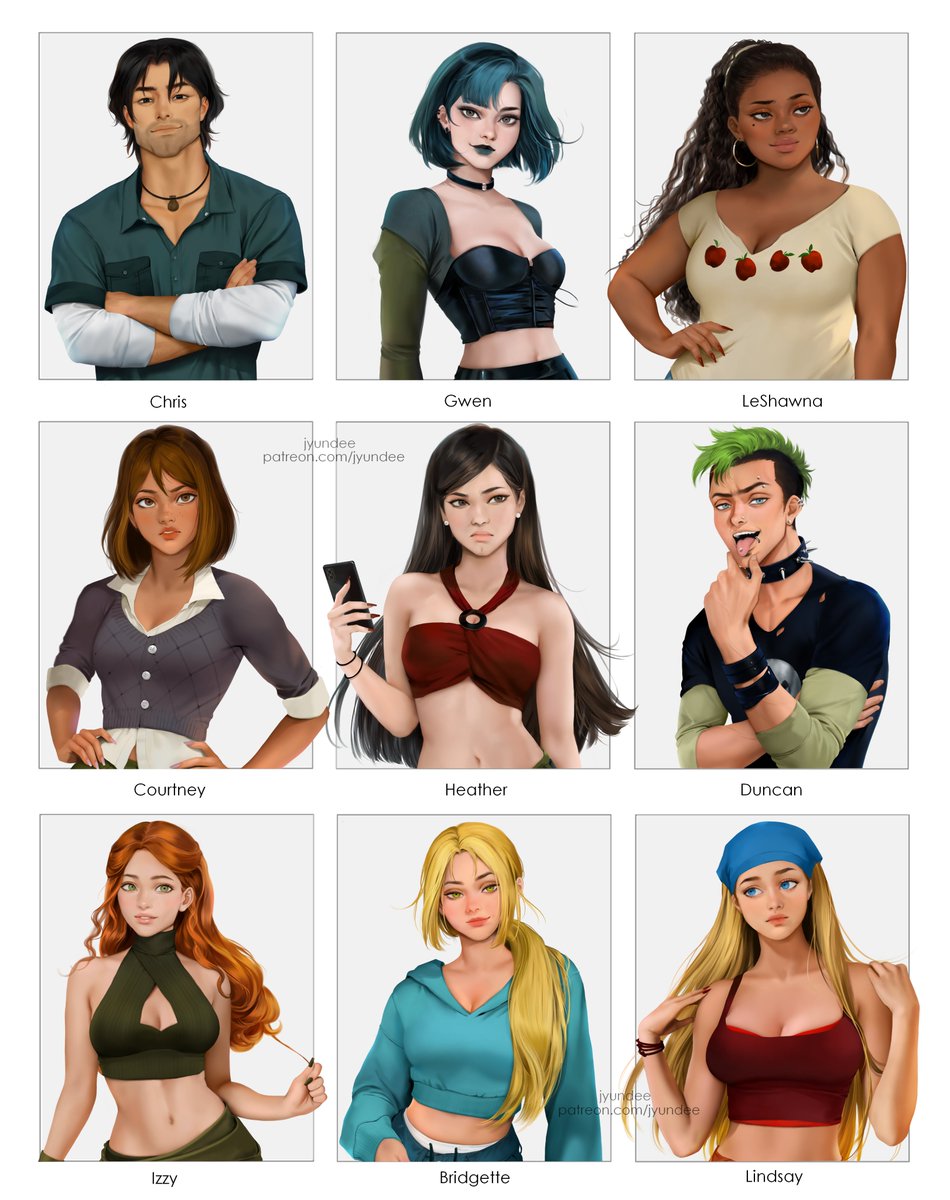 jyundeeARTs's tweet photo. Total Drama Island 🏝️ https://t.co/frJFD8vco0