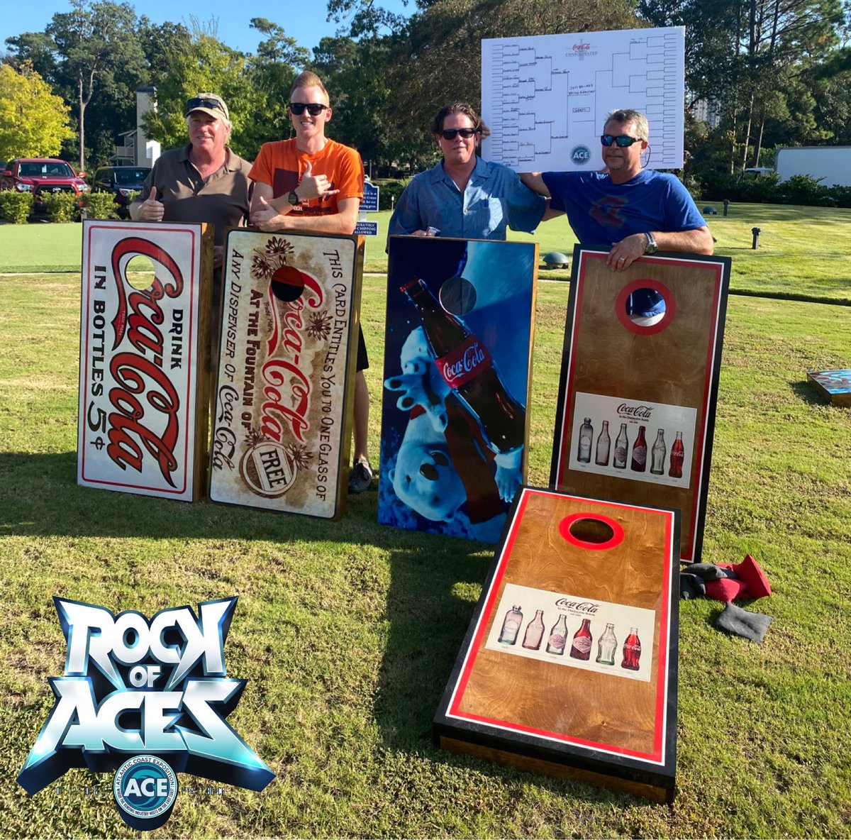 ACEVendingShow's tweet photo. Congrats to our Corn-CHELLA Tournament Winners! 🥇 

Thank you to Coca-Cola Consolidated for sponsoring this event! 

@CokeCCBCC #acevending2021 https://t.co/XVUlbBBQ8B