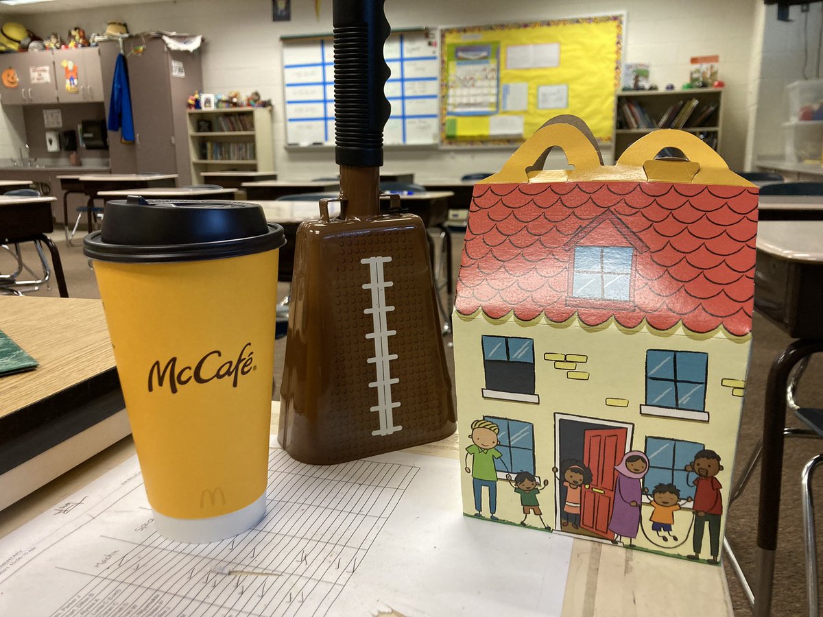 molenariville's tweet photo. It was an awesome Cowbell Friday. Free McDonalds breakfast. It was my first Happy Meal! Plus we had an excellent outdoor assembly. #firsthappymeal #cowbellfriday https://t.co/Z8kdtN6V5l