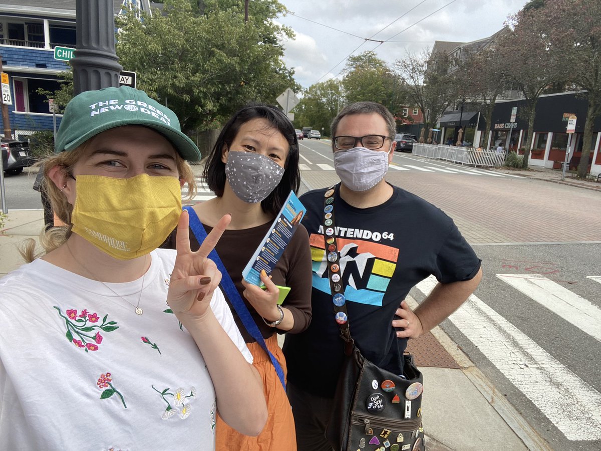 theodoraskeadas's tweet photo. I am so happy to be spending a beautiful day canvassing with these incredible people!! We’re in the Baldwin, Huron Village, and West Cambridge neighborhoods today! 🥳
#cambma #mapoli #cambridgecitycouncil #teamtheo #runwiththeo #cambridgecitycouncil2021 https://t.co/eRqB25zmUX