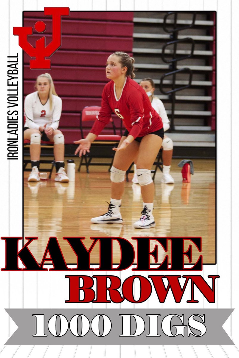 CONGRATS KAYDEE!! 🏐 #1000digs