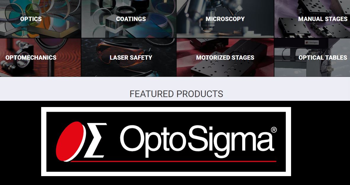Check out #OptoSigma products for your lab needs.
15% discount for all academic/research labs!

Sign up at optosigma.com