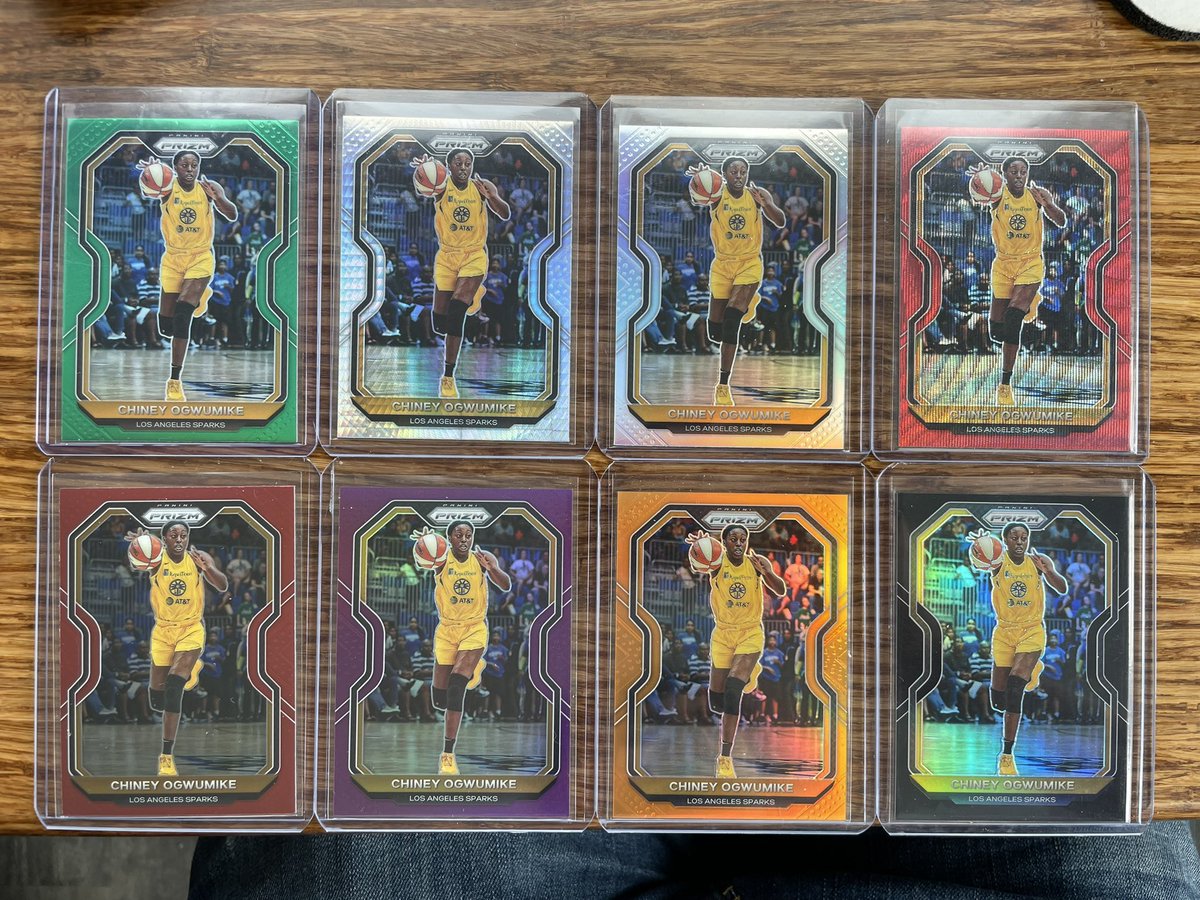 metroleaguecard's tweet photo. MailDay Chiney Rainbow WNBA Prizm growing by the minute! #WNBAFinals #WNBATwitter #wnbaprizm https://t.co/mFLMTvb0Gk