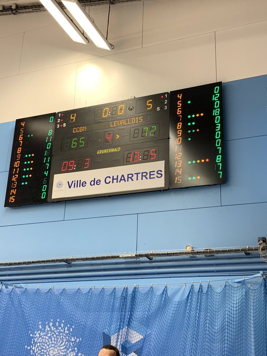 Victoire des Blue Steelers du Levallois Sporting Club contre Chartres 65-72. Les Blue Steelers restent invaincus et seuls en tête de la poule G de NM3. 

Keep up the good work Steelers! 

💪💪🏀

#lscbasket #NM3