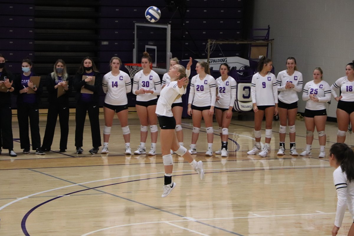cap_athletics's tweet image. .@CapVolleyball Drops a Pair of Tough Matches to Mount Union and Denison #CapFam #CapVB

athletics.capital.edu/news/2021/10/1…