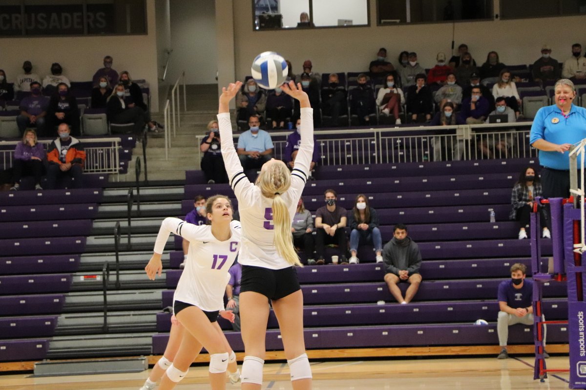 cap_athletics's tweet image. .@CapVolleyball Drops a Pair of Tough Matches to Mount Union and Denison #CapFam #CapVB

athletics.capital.edu/news/2021/10/1…
