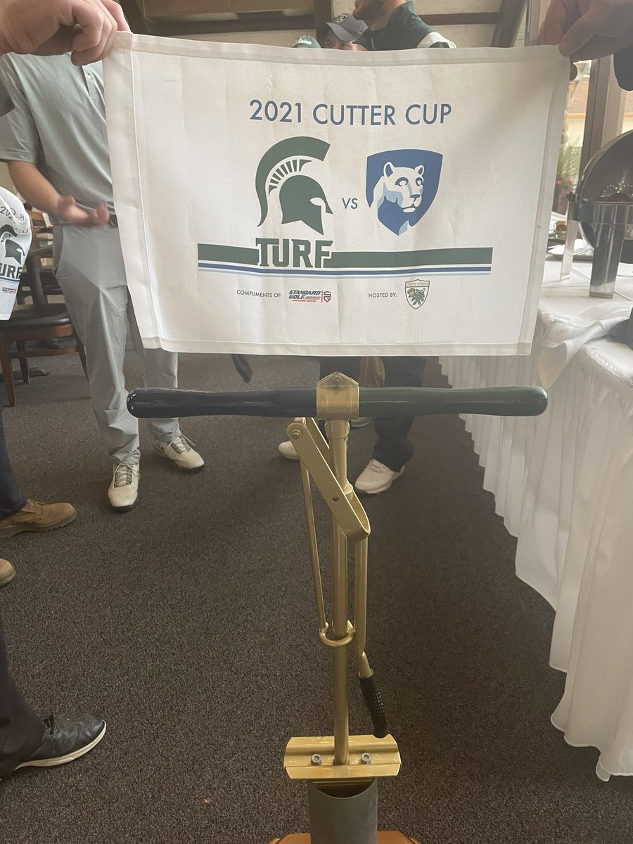 TurfState's tweet photo. The Cutter Cup is coming home! #GoGreen https://t.co/wtfyujG226