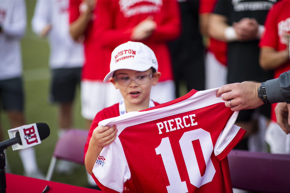 TerrierMSOC's tweet photo. Please join us in welcoming Pierce as the newest member of the #BU men’s soccer team‼️ #ProudToBU 🐾🙌⚽️

@GoTeamIMPACT https://t.co/LVZJaXU0kO