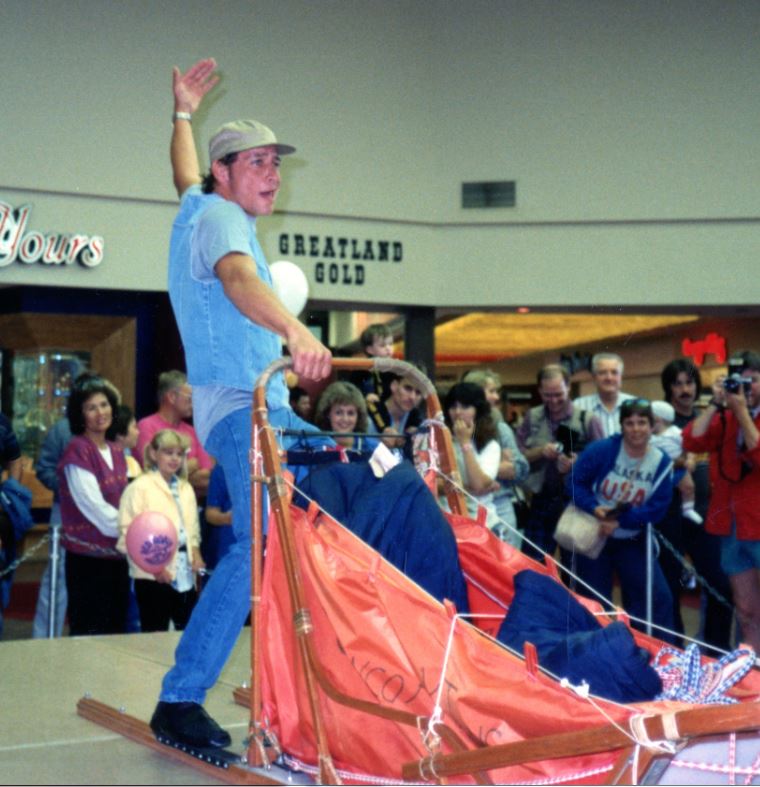 Jim Varney making appearance as Ernest P. Worrell for United Building Supply in Anchorage, Alaska (Aug 1986). #IOBE