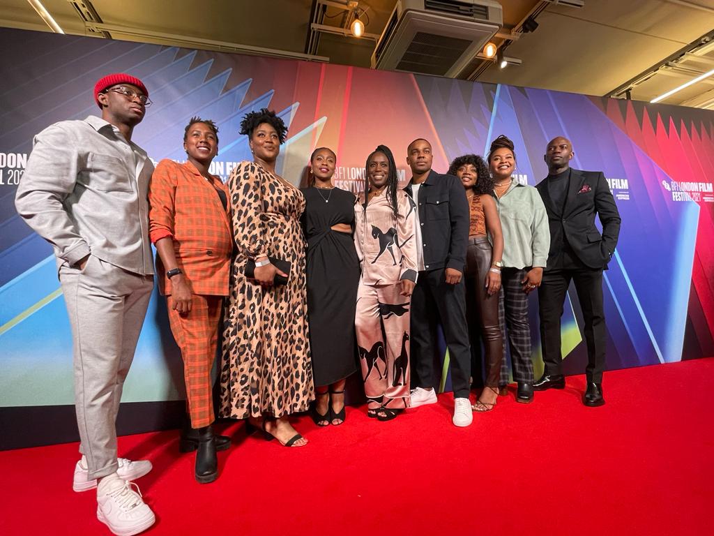 📸 The cast of ear for eye line up on the red carpet ahead of its world premiere.

#LFF