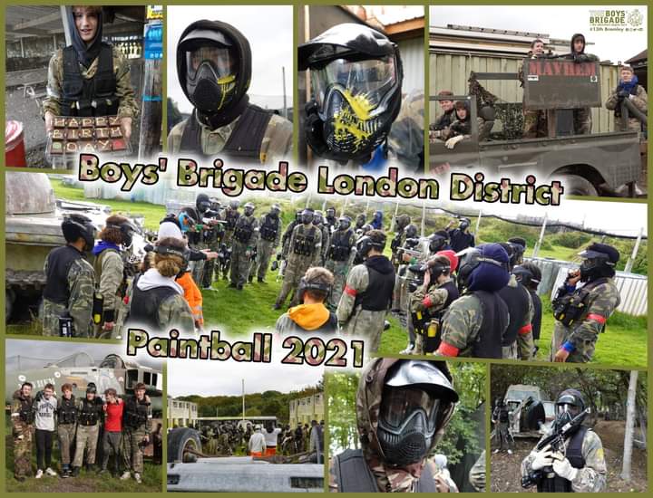 13thBromley's tweet photo. Great day out with the Seniors at @MayhemPaintball. Thanks to @BBinLondon for arranging and all our BB friends from across London for playing so nicely. Great adventures with the BB.  #boysbrigade #BBinLondon #Team13 #paintball #mayhempaintball #paintballing #OpenToBB #bbweekend https://t.co/OSGauX97hM