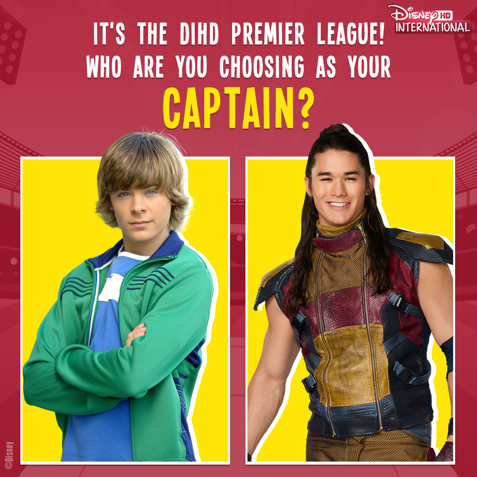 Make them win in the comments below! @zacefron @booboostewart #HighSchoolMusical #Descendants #DIHDFam #Disney