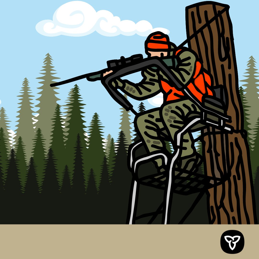 FishWildlifeON's tweet photo. Hunting from a tree stand? Wear a harness!
When choosing a tree stand harness, the safety features should be your top priority, followed by other factors like comfort and ease of use.
Check for local restrictions and plan your hunt to meet public health guidelines #HuntSafeON https://t.co/EqmF4eVYwN
