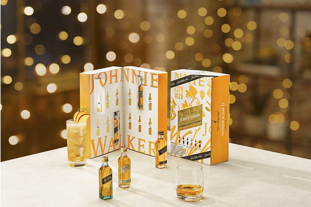 MyBottleShop on X: "Johnnie Walker Mini Advent Calendar PREORDER -  https://t.co/f9e9kjW78N Johnnie Walker 12 Days Of Discovery Calendar  Dramatic. Vibrant. Striking. The bold new, limited-edition Johnnie Walker  Advent Calendar is a show-stopping,