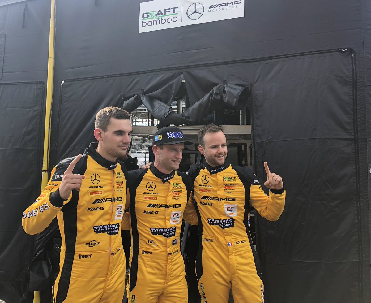 amberzann's tweet photo. Good day at #indy8hr @IntercontGTC for @craftbamboo p1 in drivers qualifying and p3 in pole shootout! @amgmotorsport 😚😍🤩😄👍                                                        Thanks to sponsors @Quantstamp and #ladao fam 🔥 https://t.co/e82c9PkJKw